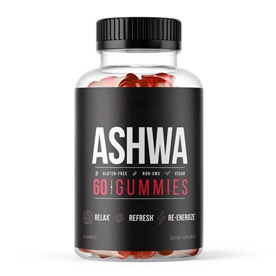 1500 mg Ashwagandha gumijas