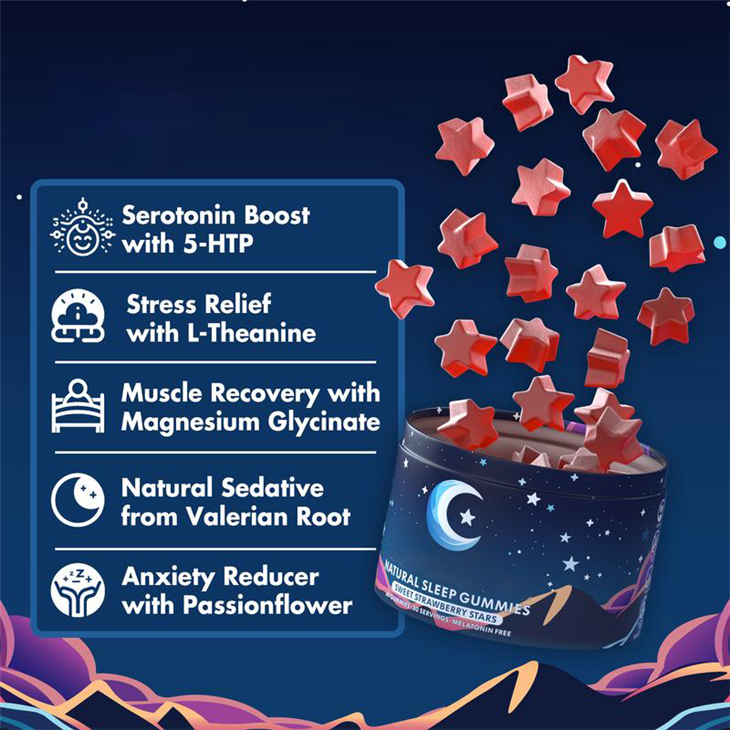 Valerian Root Extract Natural Sleep Gummies Valerian Root Extract Natural Sleep Gummies