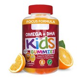 Fokusa formula omega dha bērniem Gummies Dabas atbalsts augošām prātu sirdīm