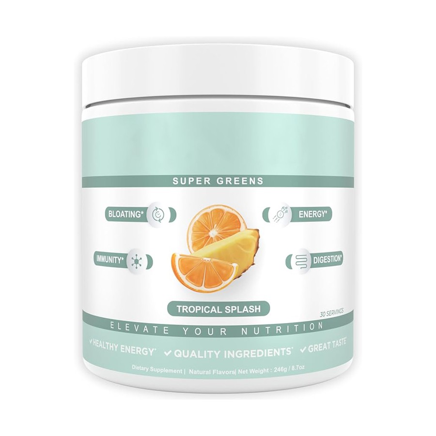 Super zaļš dzēriena pulveris