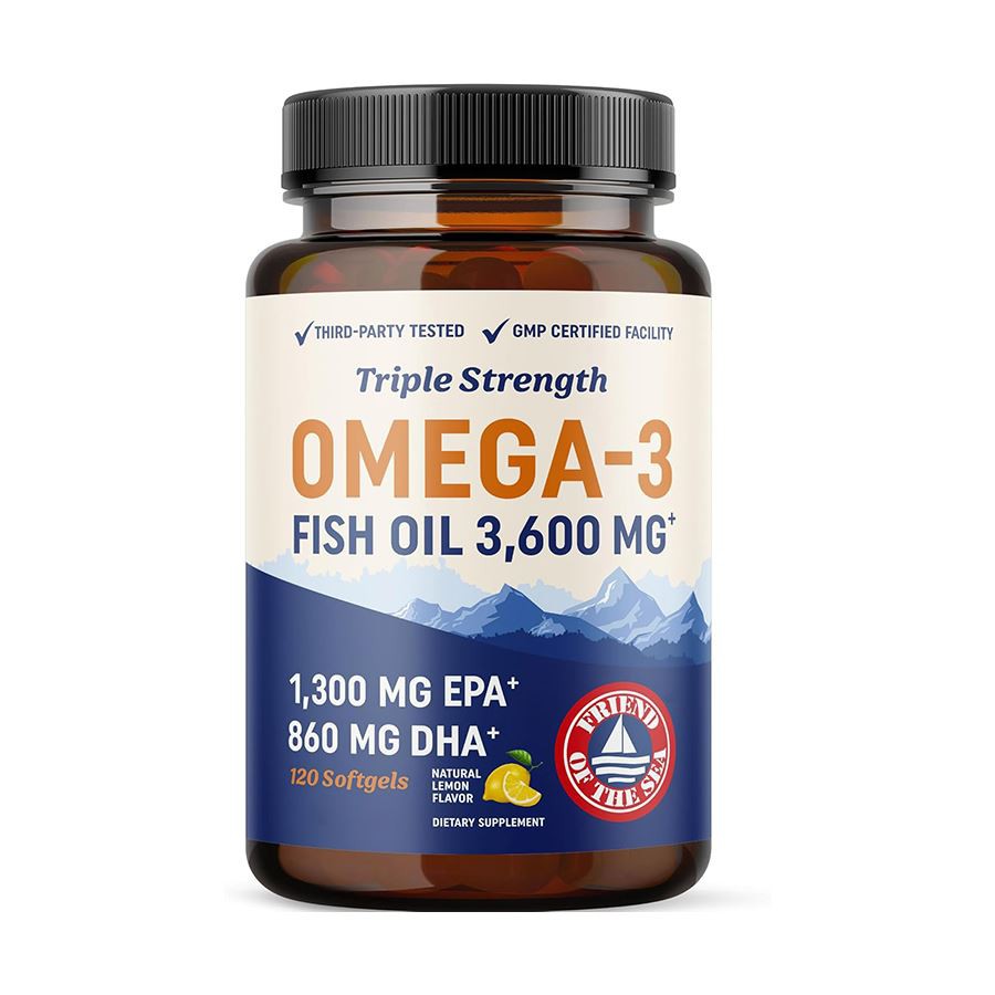 Trīskāršā Omega 3 zivju eļļa
