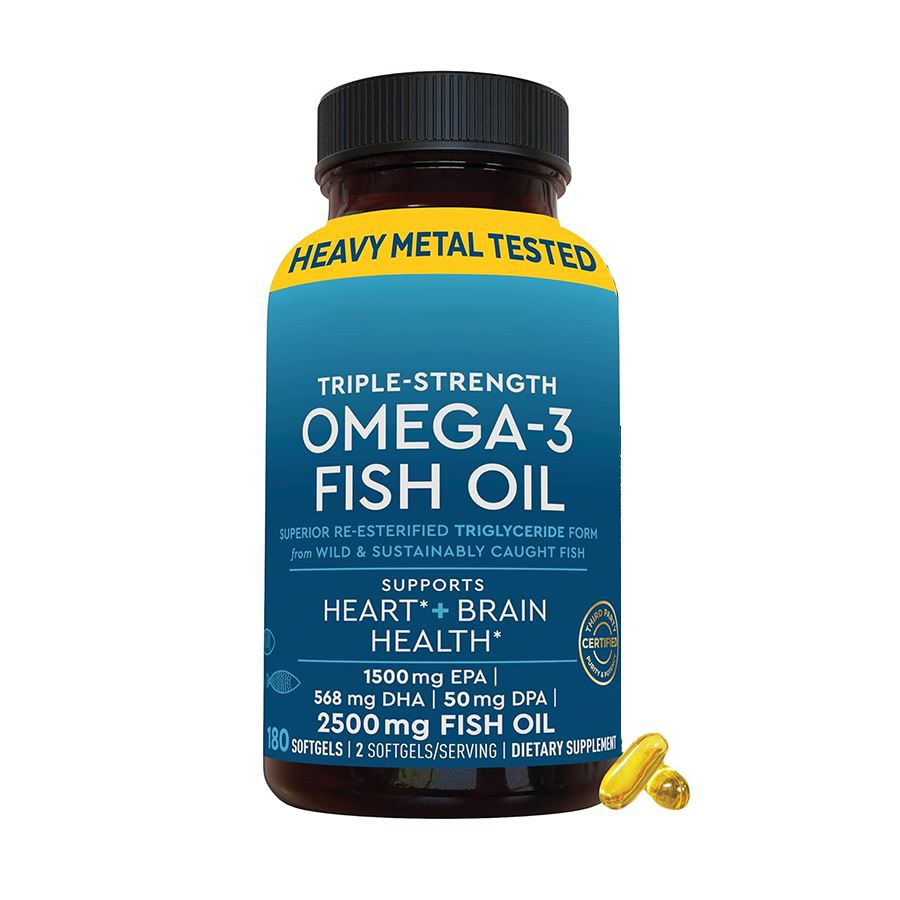 Trīskāršā Omega 3 zivju eļļa