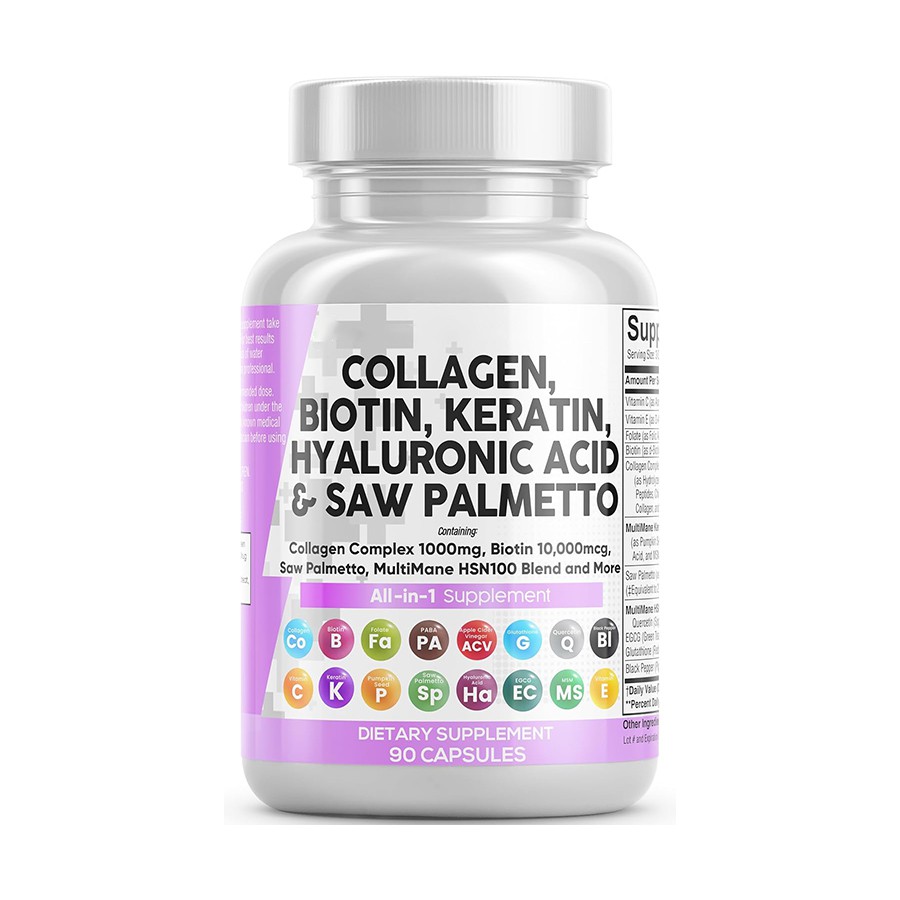 Izcils viss vienā matu, ādas nagu papildinājums