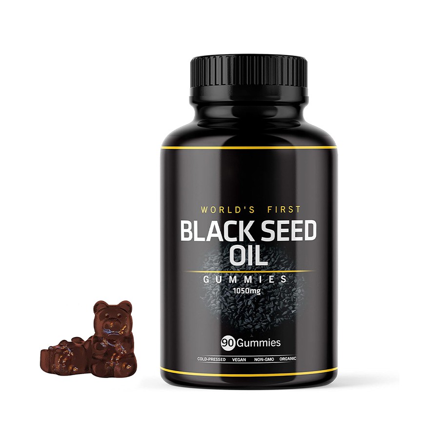 Pasaulē pirmā melno sēklu eļļas gumija Dabas daudzdimensionālā labsajūta atbalsta antioksidantu, ādu pastiprinošu holistisku vitalitāti
